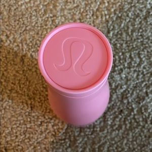 Lululemon water bottle pink